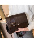 Vintage mała torebka crossbody kobiety Alligotar wzór klasyczne torby na ramię panie szeroki pasek torba crossbody kobiet Messen