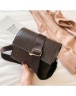 Vintage mała torebka crossbody kobiety Alligotar wzór klasyczne torby na ramię panie szeroki pasek torba crossbody kobiet Messen