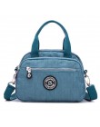 Moda damska wodoodporne torby nylonowe Messenger kobiece torby na ramię dziewczyny torebki Crossbody tornister