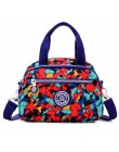 Moda damska wodoodporne torby nylonowe Messenger kobiece torby na ramię dziewczyny torebki Crossbody tornister
