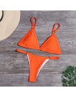 Seksowne Bikini w jednolitym kolorze zestaw kobiet brazylijskie stroje kąpielowe niskiej talii strój kąpielowy strój kąpielowy n