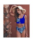 2020 nowy Sexy wysokiej talii strój kąpielowy bikini kobiety stroje kąpielowe Bandeau zestaw bikini push-up klamra strój kąpielo