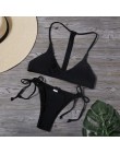 Kobiety stałe Bikini Set Sexy Micro bandażowy strój kąpielowy niskiej talii strój kąpielowy wysokie cięcie strój kąpielowy nowy 