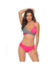 Dwuczęściowy strój kąpielowy dla kobiet bikini na wakacje we wzory klasyczny wygodny modny seksowny
