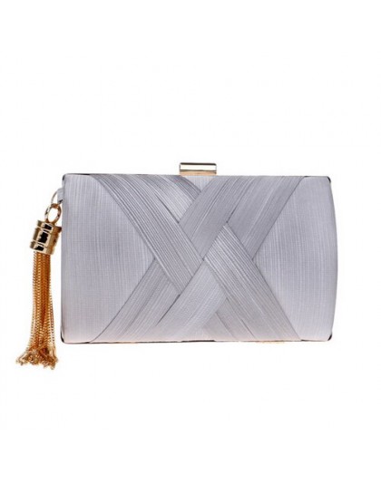 SEKUSA New Arrival frędzle metalowe damska kopertówka z łańcucha torebki na ramię klasyczny styl mała torebka dzień torebki wiec