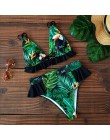 2020 Sexy brazylijskie Bikini kobiety strój kąpielowy wyściełane stroje kąpielowe Halter Bikini Set odzież plażowa Push Up strój