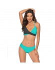 Dwuczęściowy strój kąpielowy dla kobiet bikini na wakacje we wzory klasyczny wygodny modny seksowny