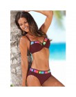 TYAKKVE Sexy 2019 Bikini Set stroje kąpielowe kobiety drukuj strój kąpielowy Push Up kropki Bikini Plus rozmiar BathingSuit kost