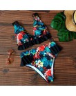 2020 Sexy brazylijskie Bikini kobiety strój kąpielowy wyściełane stroje kąpielowe Halter Bikini Set odzież plażowa Push Up strój