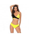 Dwuczęściowy strój kąpielowy dla kobiet bikini na wakacje we wzory klasyczny wygodny modny seksowny