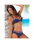TYAKKVE Sexy 2019 Bikini Set stroje kąpielowe kobiety drukuj strój kąpielowy Push Up kropki Bikini Plus rozmiar BathingSuit kost