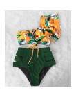 2020 seksowne Bikini stroje kąpielowe kobiety strój kąpielowy Push Up Biquini brazylijski Bikini Set związywane lato Bikini druk