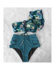 2020 seksowne Bikini stroje kąpielowe kobiety strój kąpielowy Push Up Biquini brazylijski Bikini Set związywane lato Bikini druk