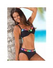 TYAKKVE Sexy 2019 Bikini Set stroje kąpielowe kobiety drukuj strój kąpielowy Push Up kropki Bikini Plus rozmiar BathingSuit kost