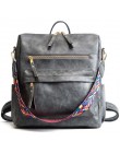 Skórzany plecak kobiety 2020 studenci tornister duże plecaki wielofunkcyjne torby podróżne Mochila różowy tył vintage Pack XA529