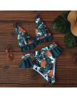 2020 Sexy brazylijskie Bikini kobiety strój kąpielowy wyściełane stroje kąpielowe Halter Bikini Set odzież plażowa Push Up strój