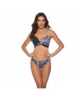 Dwuczęściowy strój kąpielowy dla kobiet bikini na wakacje we wzory klasyczny wygodny modny seksowny
