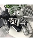 DIINOVIVO moda szkielet niedźwiedź kobieta plecak Punk Style szkolne torby designerskie plecaki dla nastolatek prezenty WHDV0324