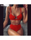 INGAGA wysokiej talii Bikini 2020 Push Up strój kąpielowy Leopard stroje kąpielowe kobiety brazylijski Bikini Set Biquini Sexy s