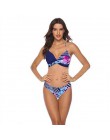 Dwuczęściowy strój kąpielowy dla kobiet bikini na wakacje we wzory klasyczny wygodny modny seksowny