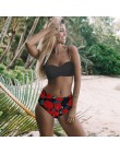 TYAKKVE Sexy 2019 Bikini Set stroje kąpielowe kobiety drukuj strój kąpielowy Push Up kropki Bikini Plus rozmiar BathingSuit kost
