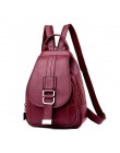 HBWJ czarne kobiety PU skórzane plecaki Vintage torba na ubrania damskie panie duży plecak podróżny Mochilas torby szkolne dla d