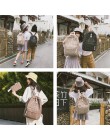 Japan style 2 szt. Plecak damski Preppy Suede plecaki dziewczęce torby szkolne plecak torba podróżna plecak żeński duża pojemnoś