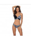 Dwuczęściowy strój kąpielowy dla kobiet bikini na wakacje we wzory klasyczny wygodny modny seksowny