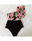 2020 seksowne Bikini stroje kąpielowe kobiety strój kąpielowy Push Up Biquini brazylijski Bikini Set związywane lato Bikini druk