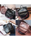TTOU kobiety Pu skórzany plecak studenci tornister duże wielofunkcyjne torby podróżne Mochila plecak Vintage
