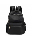 Casual Oxford kobiet plecak czarny wodoodporny Nylon torby szkolne dla nastoletnich dziewcząt mody plecak podróży Tote Mochila
