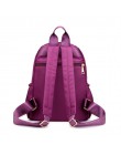 Casual Oxford kobiet plecak czarny wodoodporny Nylon torby szkolne dla nastoletnich dziewcząt mody plecak podróży Tote Mochila