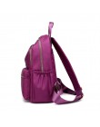 Casual Oxford kobiet plecak czarny wodoodporny Nylon torby szkolne dla nastoletnich dziewcząt mody plecak podróży Tote Mochila
