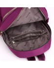 Casual Oxford kobiet plecak czarny wodoodporny Nylon torby szkolne dla nastoletnich dziewcząt mody plecak podróży Tote Mochila