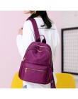 Casual Oxford kobiet plecak czarny wodoodporny Nylon torby szkolne dla nastoletnich dziewcząt mody plecak podróży Tote Mochila