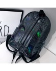 Duże torby podróżne plecak laserowy kobiety mężczyźni dziewczęta torba PU skórzany plecak holograficzny torby szkolne dla moda d