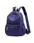 Casual Oxford kobiet plecak czarny wodoodporny Nylon torby szkolne dla nastoletnich dziewcząt mody plecak podróży Tote Mochila