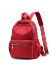 Casual Oxford kobiet plecak czarny wodoodporny Nylon torby szkolne dla nastoletnich dziewcząt mody plecak podróży Tote Mochila