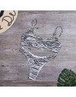 Kobiety Sexy Leopard bikini nadruk węża strój kąpielowy zakrętka tubki wysokie cięcie strój kąpielowy brazylijskie stroje kąpiel