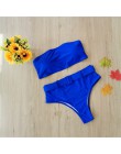 2020 nowe damskie seksowne Bikini Mujer wzburzyć Biquinis brazylijskie stroje kąpielowe lato kwiatowy drukowane strój kąpielowy 