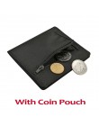 2020 minimalistyczny Slim Nylon portfel dla mężczyzn kobiety Slimline Ultra cienki Mini mały mężczyzna kobieta Zipper Coin toreb