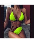 INGAGA wysokiej talii Bikini 2020 Push Up strój kąpielowy Leopard stroje kąpielowe kobiety brazylijski Bikini Set Biquini Sexy s