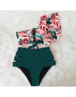 2020 seksowne Bikini stroje kąpielowe kobiety strój kąpielowy Push Up Biquini brazylijski Bikini Set związywane lato Bikini druk
