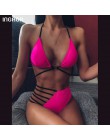 INGAGA wysokiej talii Bikini 2020 Push Up strój kąpielowy Leopard stroje kąpielowe kobiety brazylijski Bikini Set Biquini Sexy s