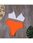 Kobiety Sexy Leopard bikini nadruk węża strój kąpielowy zakrętka tubki wysokie cięcie strój kąpielowy brazylijskie stroje kąpiel