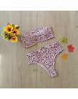 2020 nowe damskie seksowne Bikini Mujer wzburzyć Biquinis brazylijskie stroje kąpielowe lato kwiatowy drukowane strój kąpielowy 