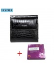 VICKAWEB Mini portfel kobiety oryginalne skórzane portfele moda Alligator Hasp portfel kobieta mała kobieta portfele i portmonet