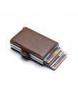ZOVYVOL 2020 Unisex Metal blokowanie portfel RFID etui na dowód Aluminium Travel PurseWallet wizytownik portfel
