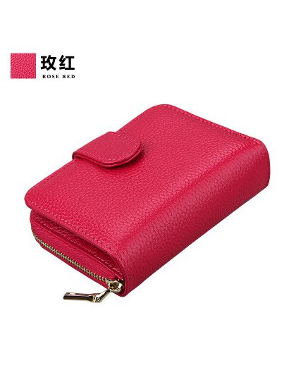 Gorąco!!! skóra bydlęca kobiety portfel karta bankowa torebki moneta kiesa kobieta mała Portomonee Bifold portfel rfid Lady tore