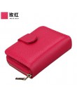 Gorąco!!! skóra bydlęca kobiety portfel karta bankowa torebki moneta kiesa kobieta mała Portomonee Bifold portfel rfid Lady tore